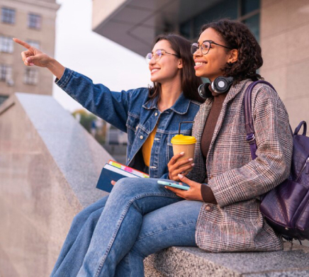 Students exploring abroad